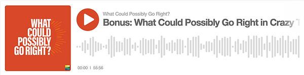 Bonus: What Could Possibly Go Right in....